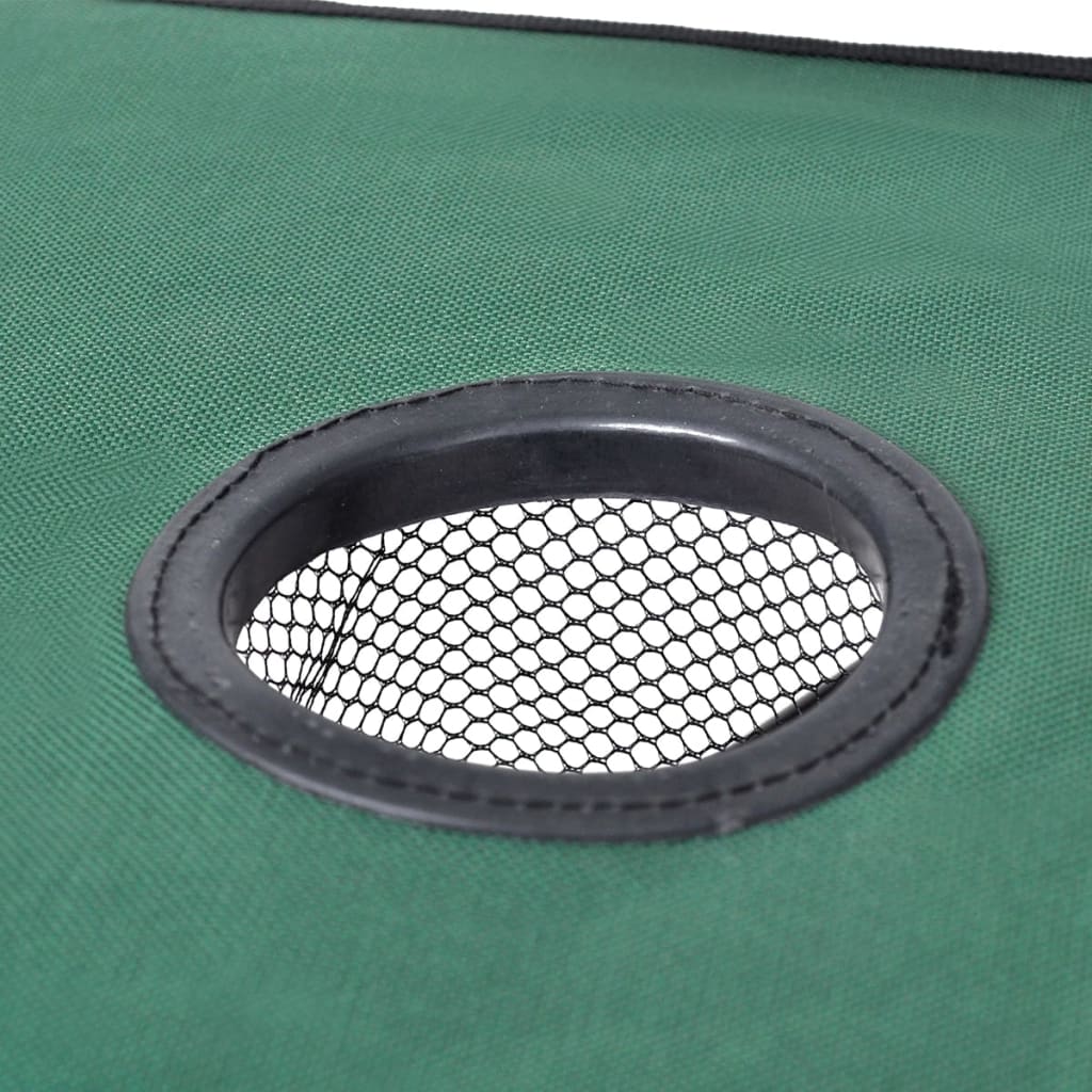 Table de camping vidaxl pliable (vert foncé)