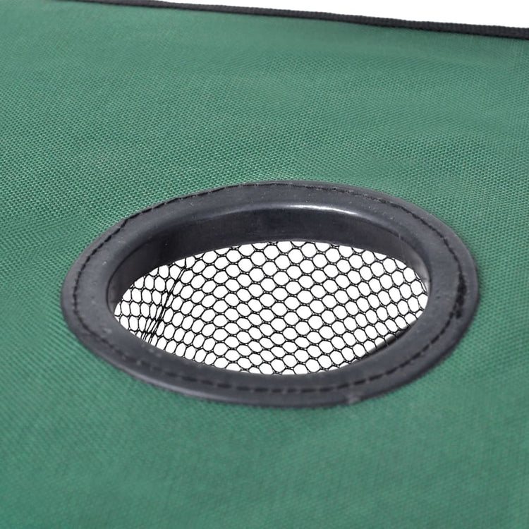 Table de camping vidaxl pliable (vert foncé)