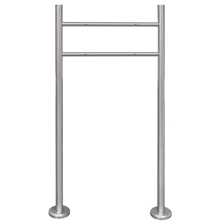 Vidaxl Letter Box Stand en acier inoxydable