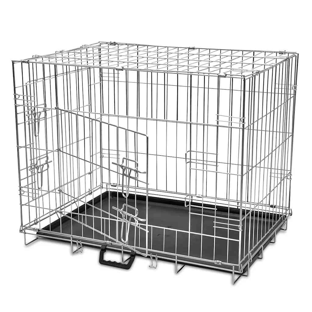 Vidaxl Dog Bank pliable m métal