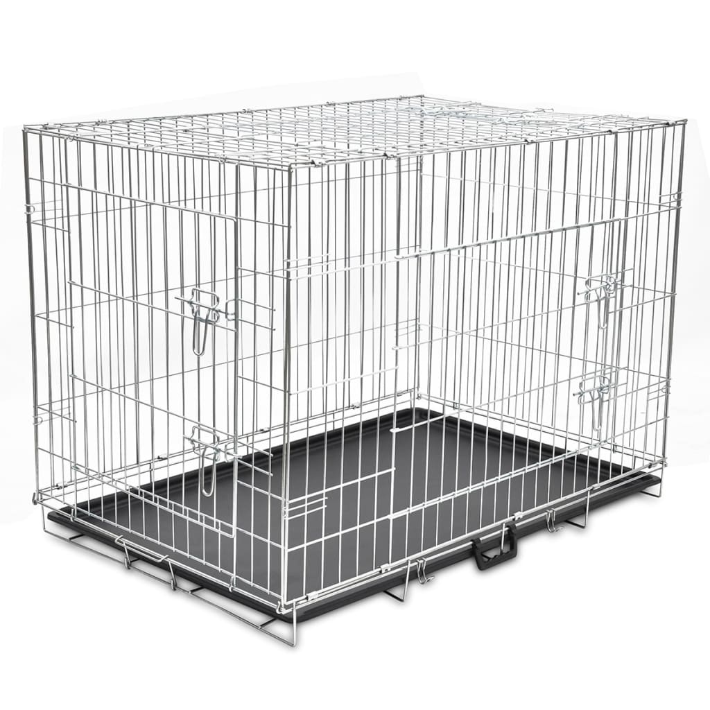 Vidaxl Dog Bank pliable xl métal