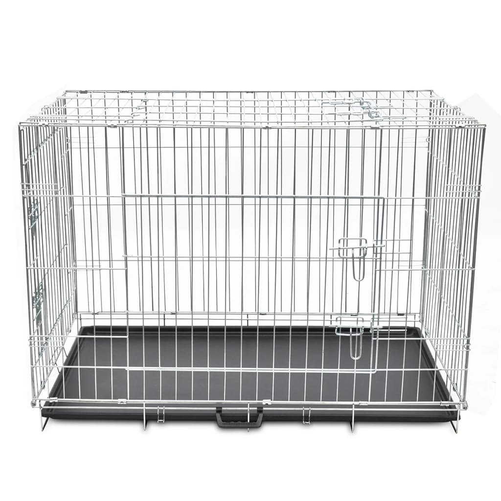 Vidaxl Dog Bank pliable xl métal