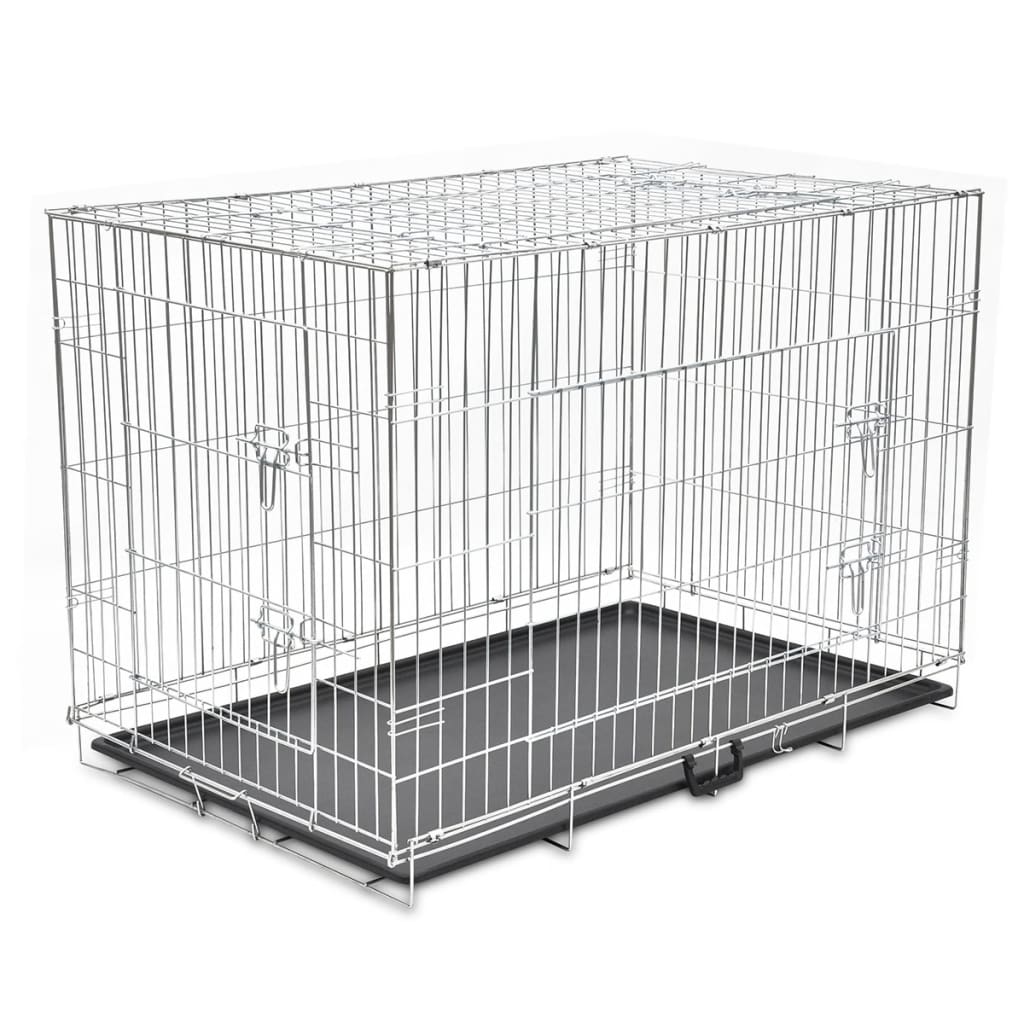 Vidaxl Dog Bank pliable xxl métal
