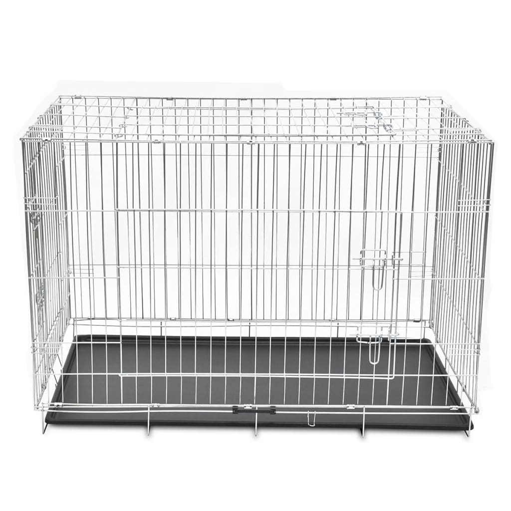 Vidaxl Dog Bank pliable xxl métal