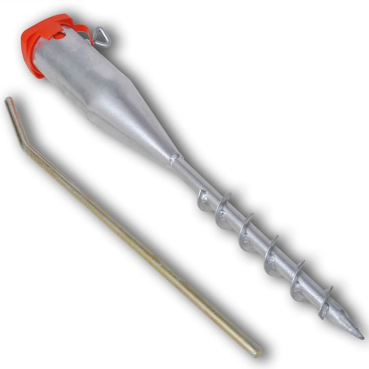 Vidaxl Parasol Foot 55 cm en acier galvanisé