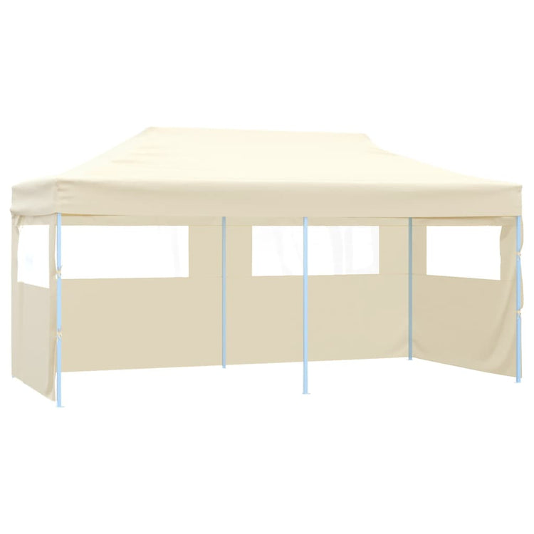 Vidaxl PartyTent pop-up pliable 3x6 m crème