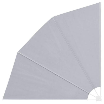 Vidaxx paravent de balcon pliable 210x210 cm gris