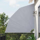 Vidaxx paravent de balcon pliable 210x210 cm gris