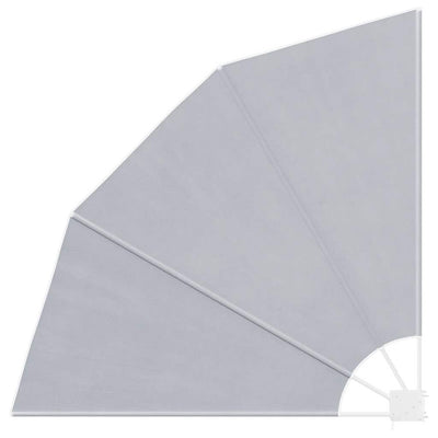 Vidaxx paravent de balcon pliable 140x140 cm gris