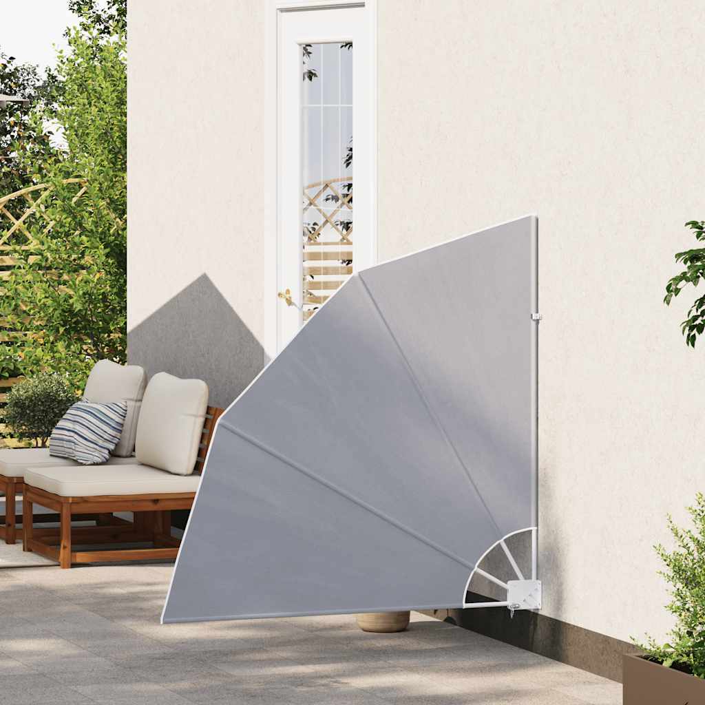 Vidaxx paravent de balcon pliable 140x140 cm gris