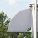 Vidaxx paravent de balcon pliable 140x140 cm gris