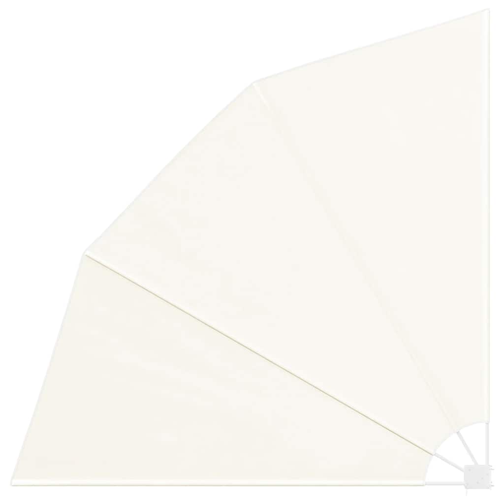 Vidaxx paravent de balcon pliable 210x210 cm crème