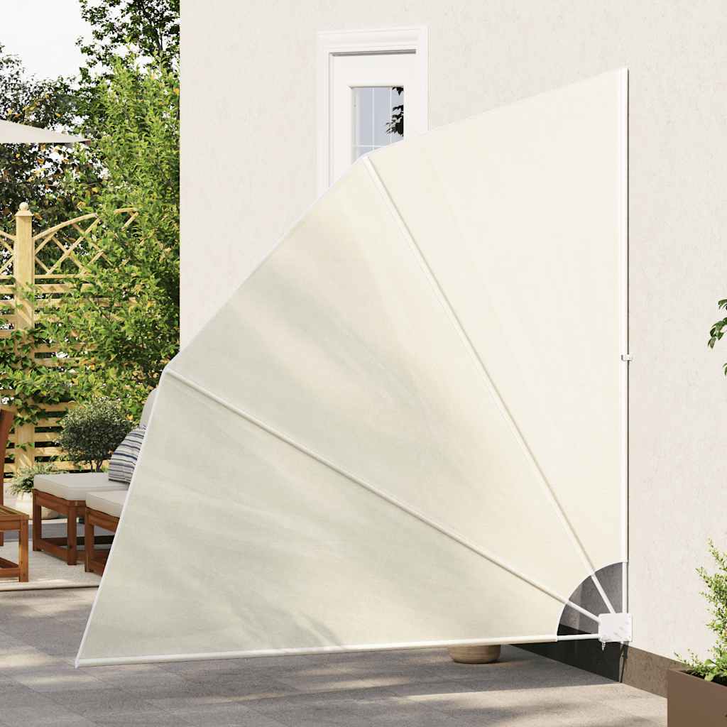 Vidaxx paravent de balcon pliable 210x210 cm crème