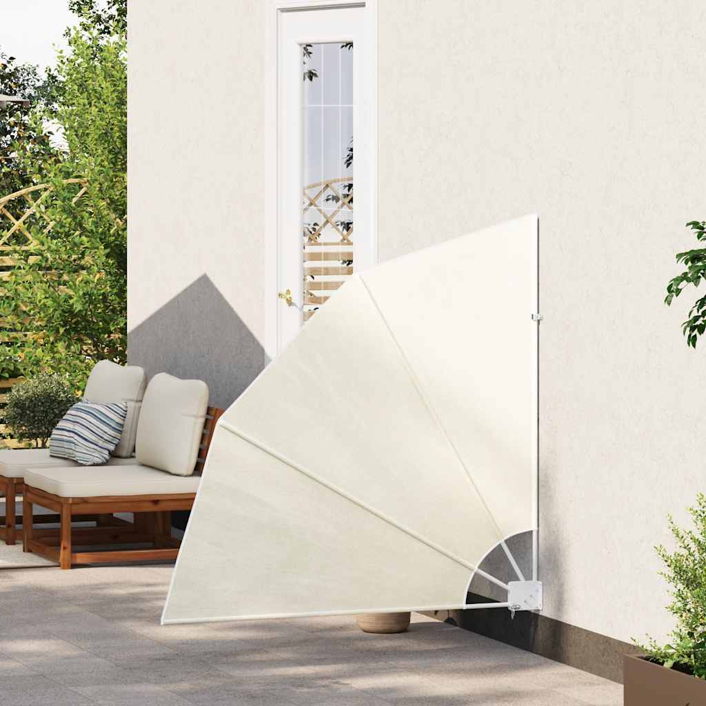 Vidaxx paravent de balcon pliable 140x140 cm crème