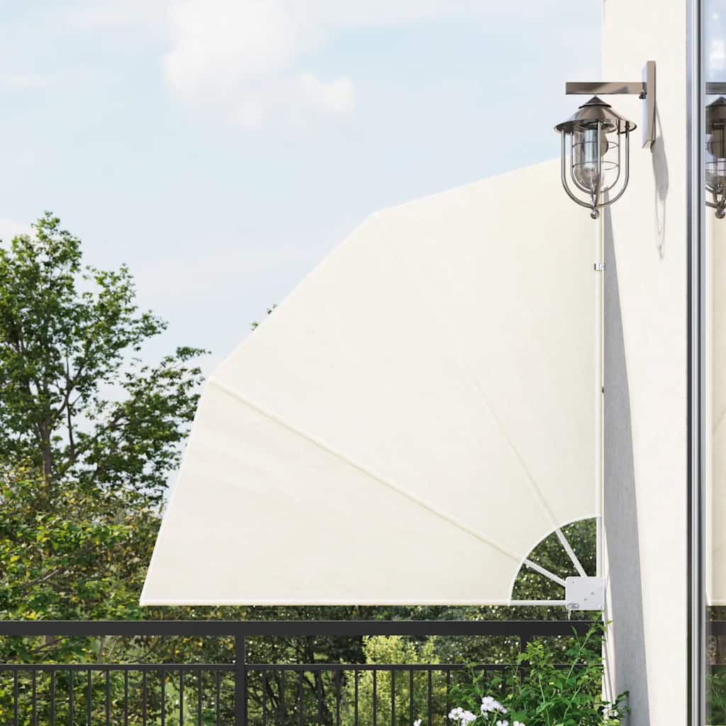 Vidaxx paravent de balcon pliable 140x140 cm crème