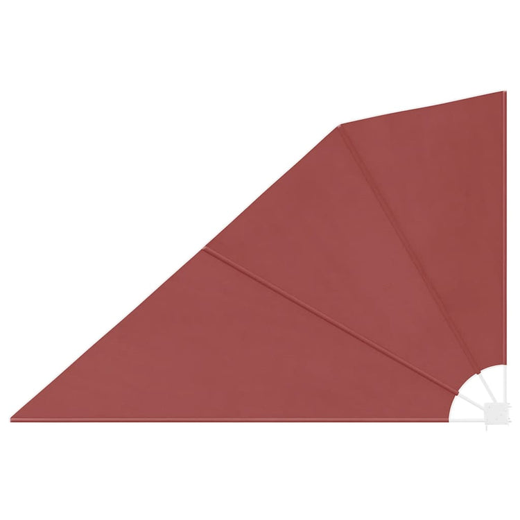 Écran de balcon de Vidaxl pliable 160x240 cm en terre cuite -colored