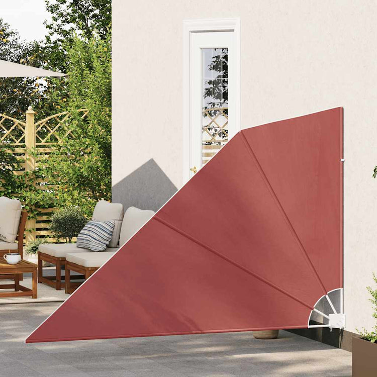 Écran de balcon de Vidaxl pliable 160x240 cm en terre cuite -colored