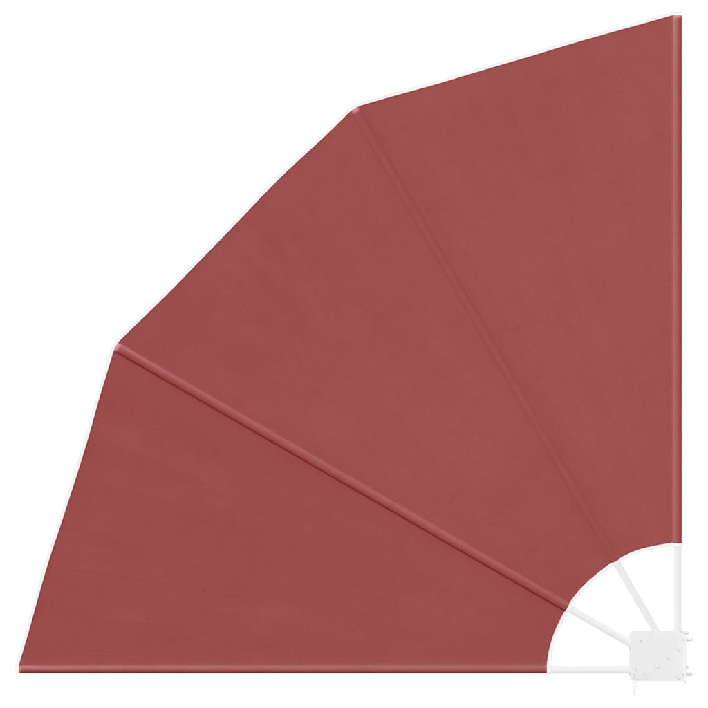 Vidaxx paravent de balcon pliable 140x140 cm couleur terre cuite