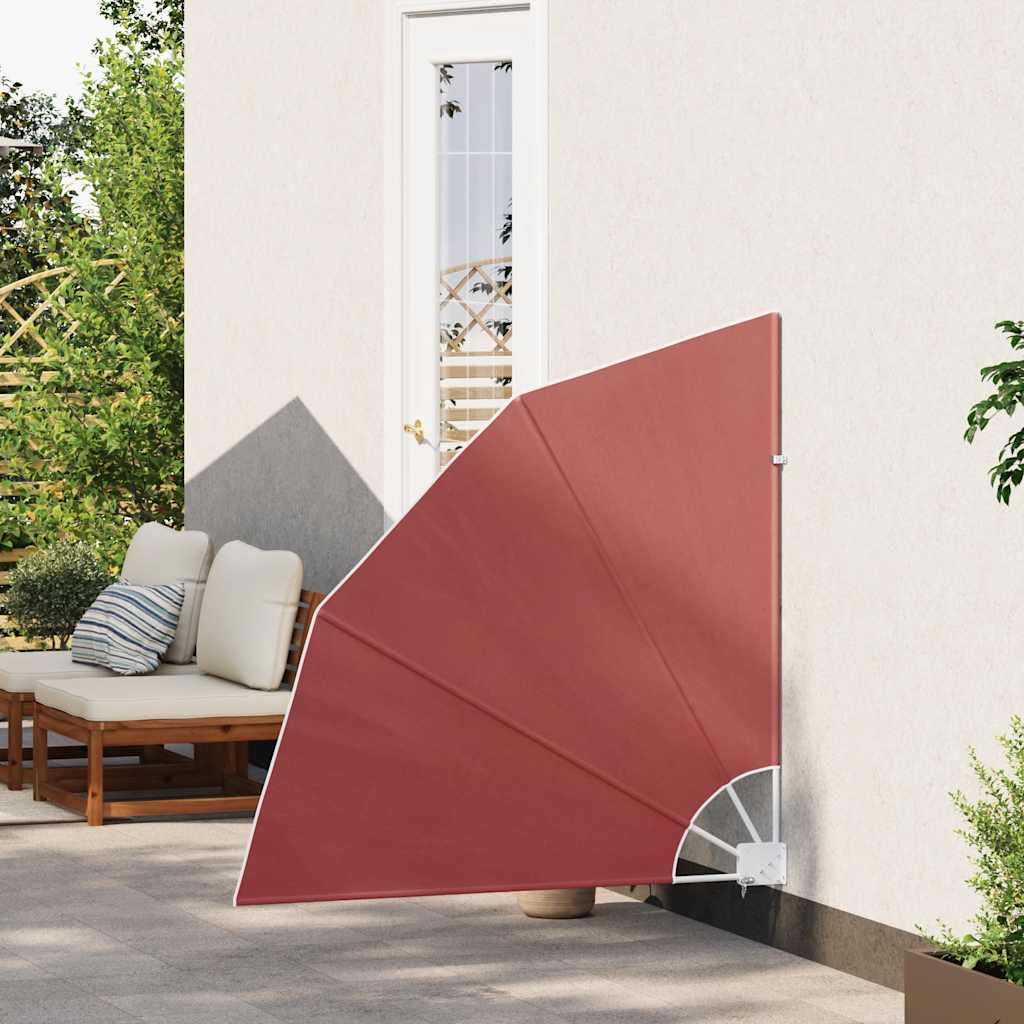 Vidaxx paravent de balcon pliable 140x140 cm couleur terre cuite