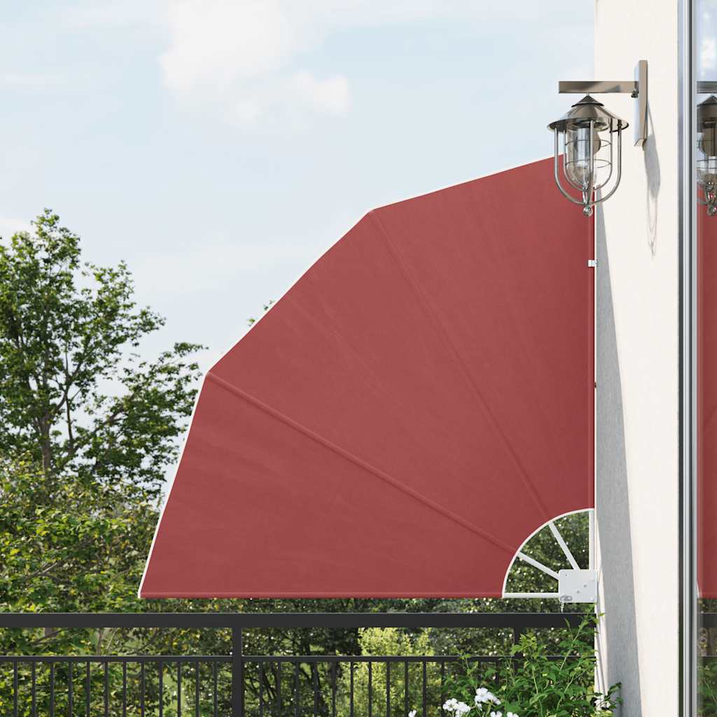 Vidaxx paravent de balcon pliable 140x140 cm couleur terre cuite