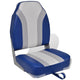 Chaise de bateau vidaxl pliable avec un dossier élevé