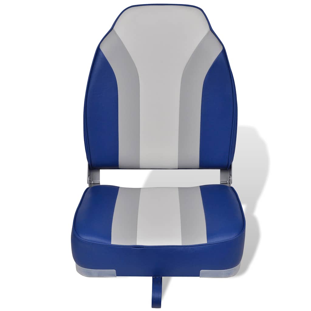 Chaise de bateau vidaxl pliable avec un dossier élevé