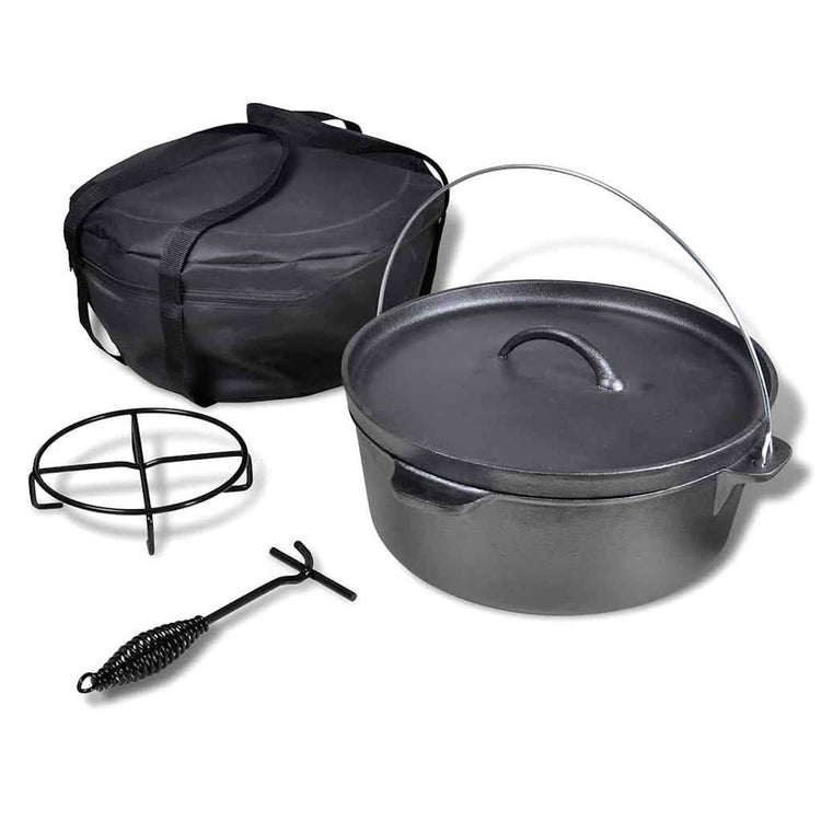 Vidaxl Braadpan 11,3 L, y compris les accessoires