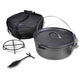 Vidaxl Braadpan 11,3 L, y compris les accessoires