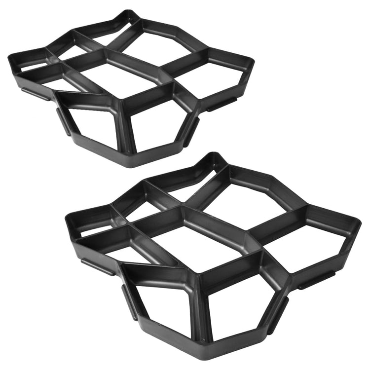Vidaxl Mal pour le coussin de jardin 42 x 42 x 4 cm d'ensemble de 2