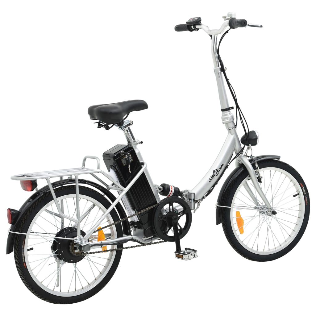 Vidaxl Electric Bicycle pliable avec une batterie Li-ion alliage en aluminium