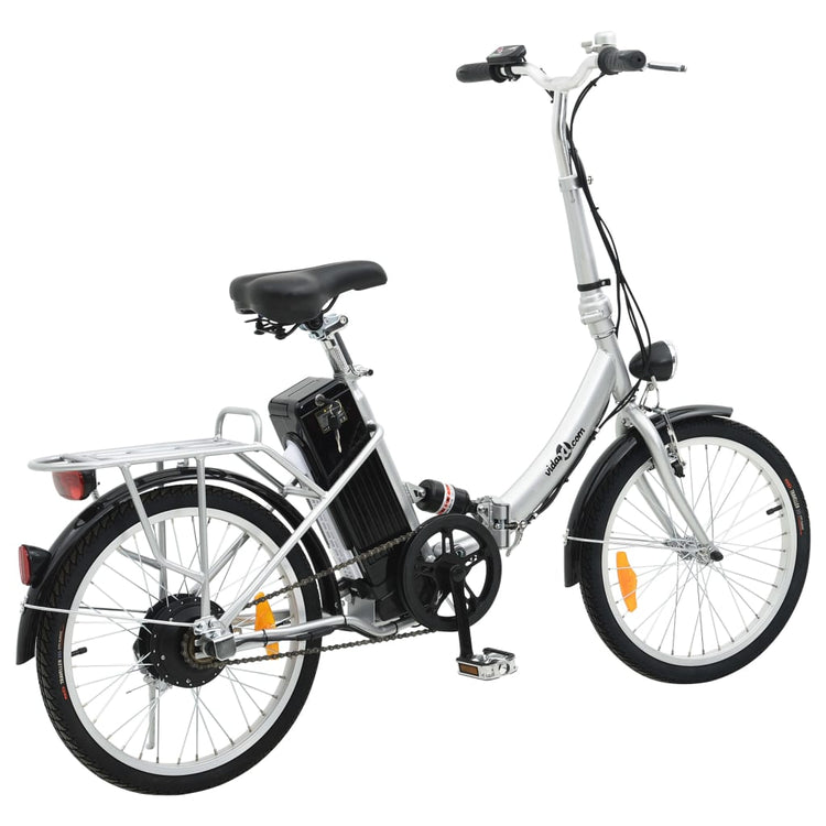 Vidaxl Electric Bicycle pliable avec une batterie Li-ion alliage en aluminium