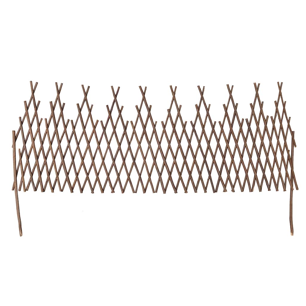 Vidaxl treillis de jardin 5 pièces bois de saule