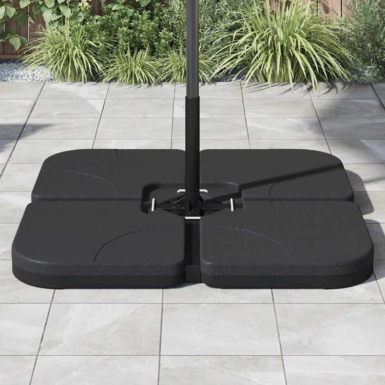 Vidaxl Parasol Foot portable rempli d'eau de sable 60 L