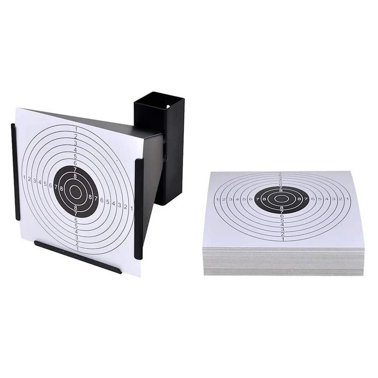 Entonnoir de placard de tir Vidaxl - en forme de 100 cibles en papier 14 cm