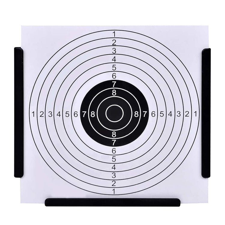 Entonnoir de placard de tir Vidaxl - en forme de 100 cibles en papier 14 cm