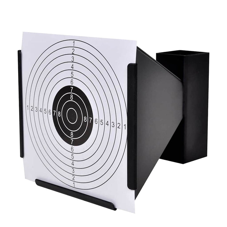 Entonnoir de placard de tir Vidaxl - en forme de 100 cibles en papier 14 cm