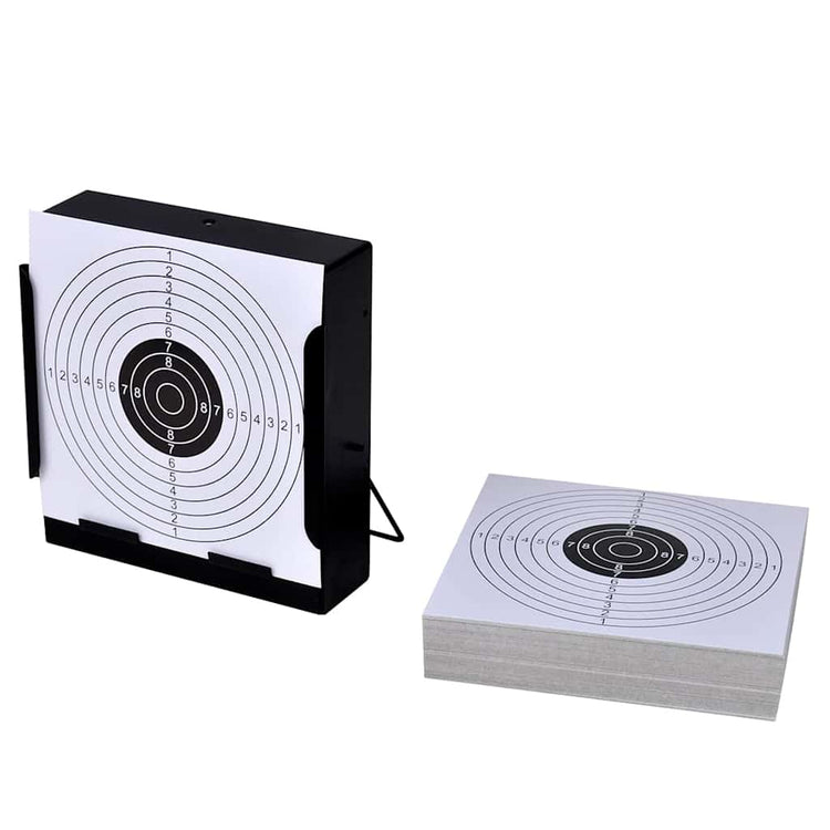 Carré de placard de prise de vue vidaxl avec 100 cibles en papier 14 cm