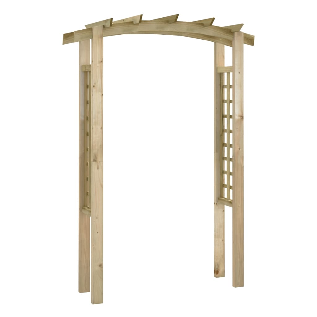 Vidaxl Garden Arch 150x60x210 cm Bois