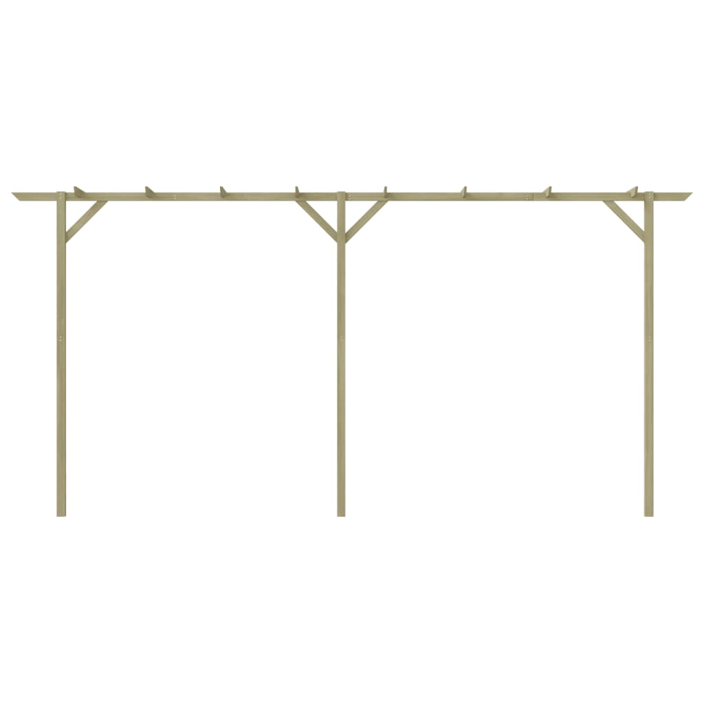Vidaxl pergola 410x40x203 cm bois