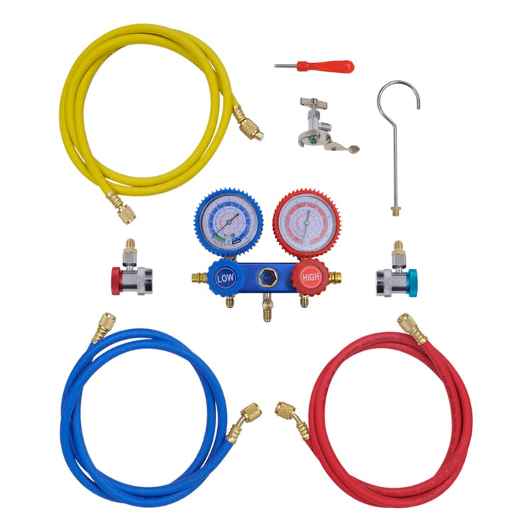 Vidaxl Manometer 2-Direction Ensemble de stockage dans le cas de stockage