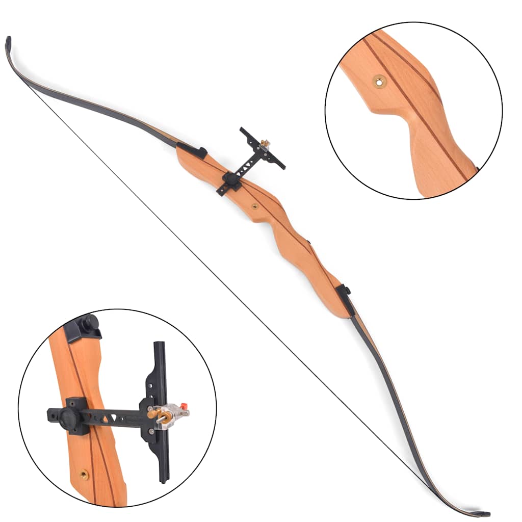 Vidaxl recurveboog pour adultes 68 30 lb