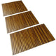 Vidaxl Bathmat Acaciahout 80 x 50 cm 3 pièces