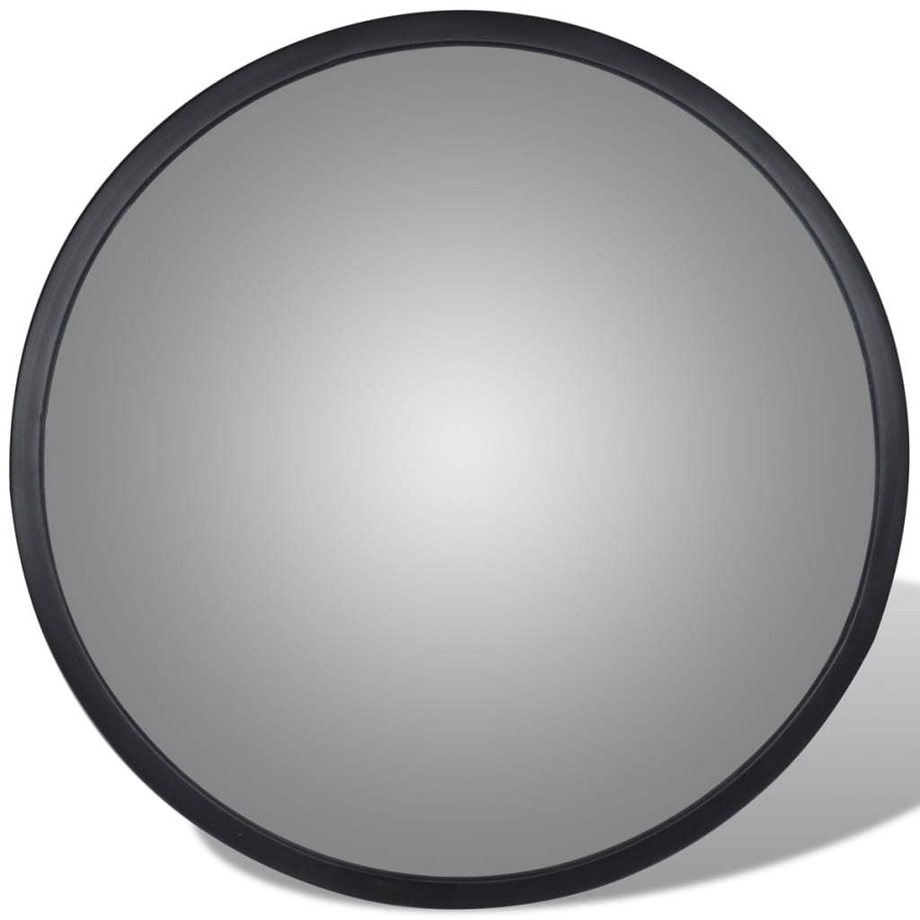 Miroir de trafic vidaxl pour 30 cm acrylique noir