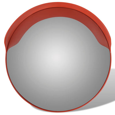Vidaxl Traffic Mirror pour extérieur 60 cm PC PLASTIQUE ORANJE