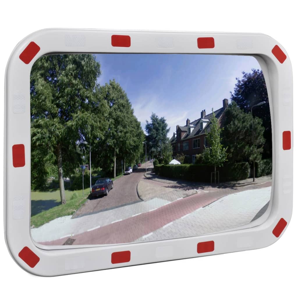 Vidaxl Traffic Mirror rectangulaire avec réflecteurs 40x60 cm