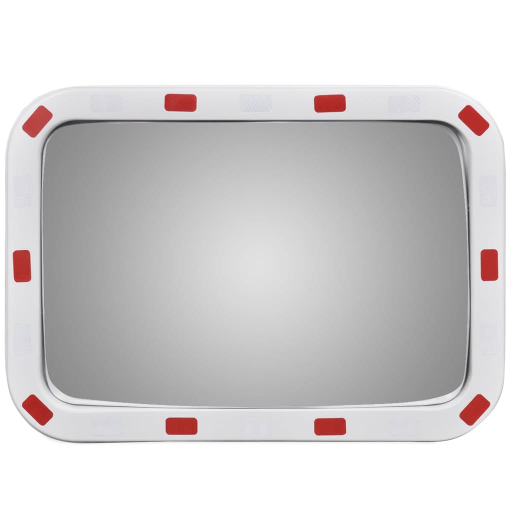 Vidaxl Traffic Mirror rectangulaire avec réflecteurs 40x60 cm