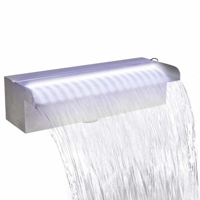Vidaxl Piscine en cascade avec LED
