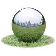 Fountaine de jardin vidaxl avec LEDS 30 cm en acier inoxydable - afbeelding 1