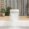 Vidaxl Piscine en cascade 45x30x60 cm en acier inoxydable