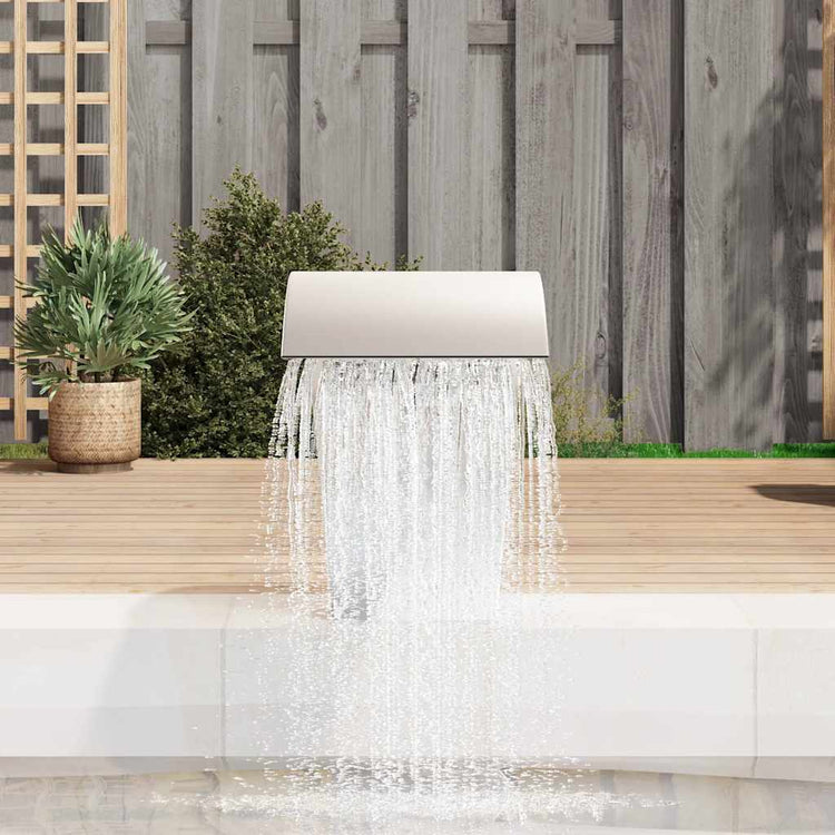 Vidaxl Piscine en cascade 45x30x60 cm en acier inoxydable